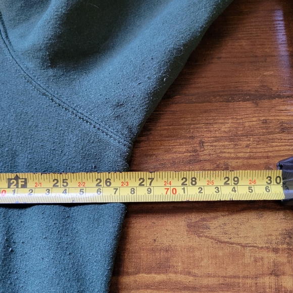 Peanuts Snoopy Christmas Long Sleeve Crew Neck Sweatshirt Green Men's 2XL - Picture 5 of 5